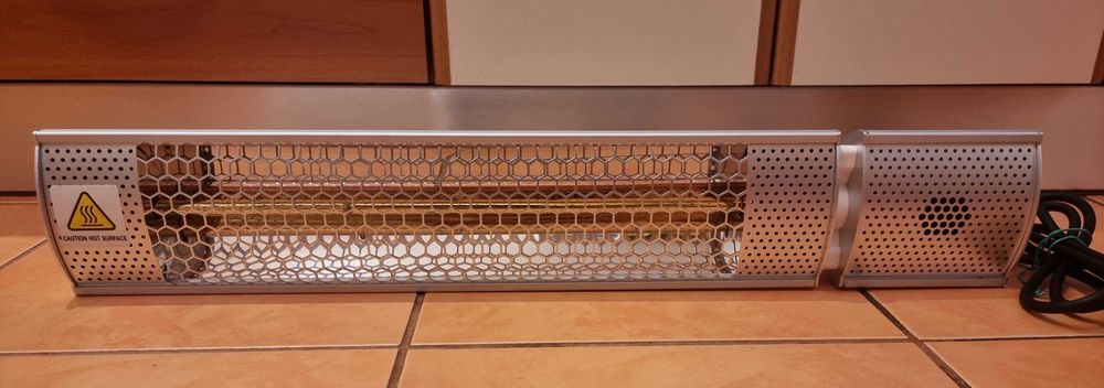 Incalzitor terasa electric infrarosu VORTEX VO4241, 2000W, aluminiu