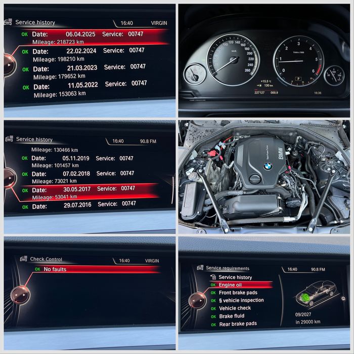 BMW F10/520D/Luxury/B47-190Cp/Trapa/Far LED Adaptiv/NBT/Facelift/Hi Fi