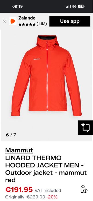 Jacketa mammut barbatii