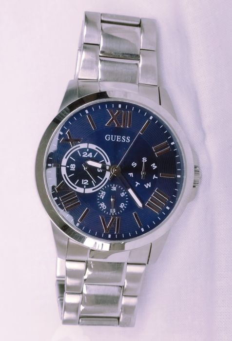 Ceas bărbătesc Guess Orbit W1184G4, cu quartz, data, oțel inoxidabil.
