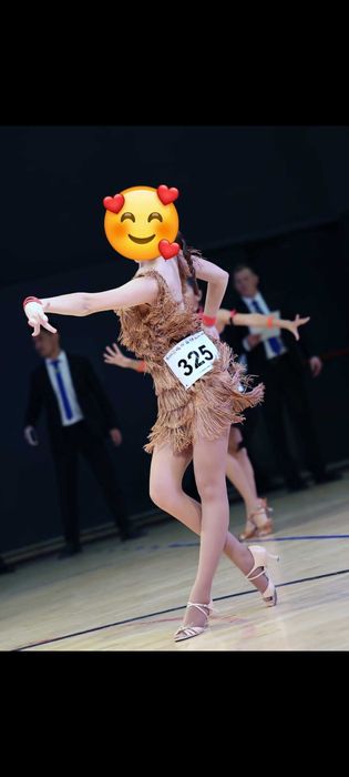 Платье латина юниоры-1