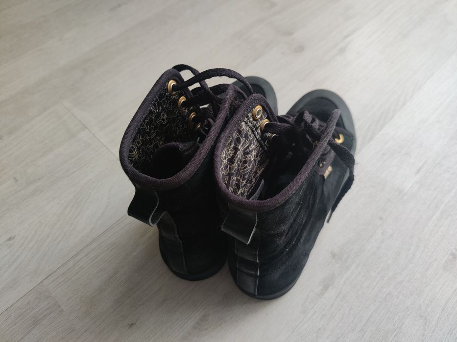 Sneakers Adidas înalți de damă,piele,măr 36 și 2/3!