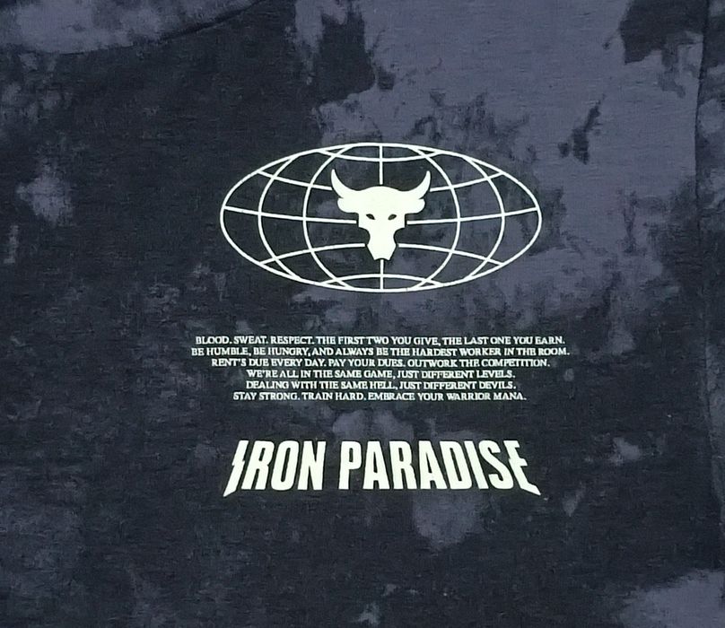 Under Armour UA x The Rock Project Tee оригинална тениска XS памучна фланелка спорт