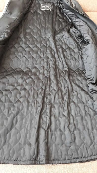 женский кожаный плащ