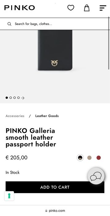 Оригинален калъф за документи на Pinko