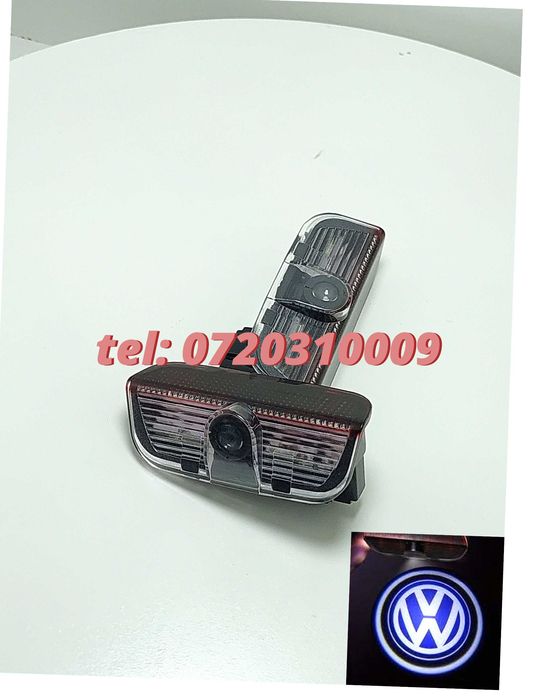 Set Proiectoare Portiere Led Logo Holograma Vw