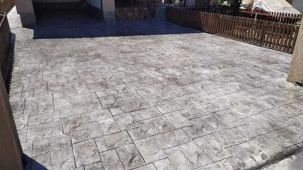 Beton amprentat PaulPAV