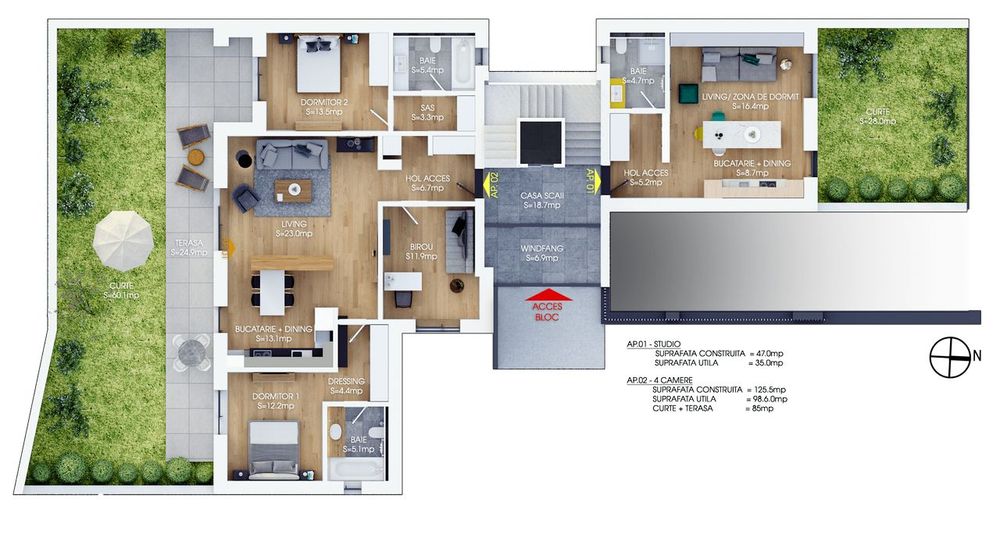 Teren 535 mp cu proiect si autorizatie – Damaroaia - 0% comision