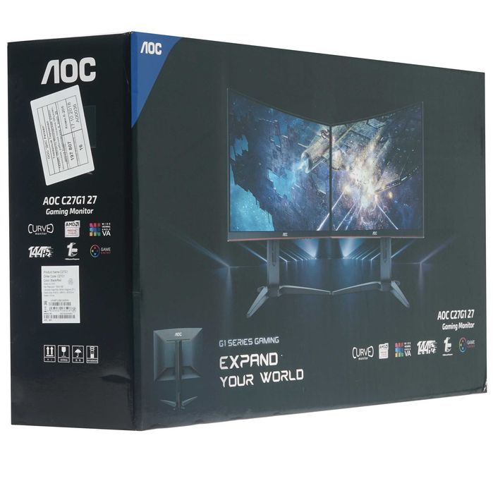 Монитор изогнутый AOC 144 Герц