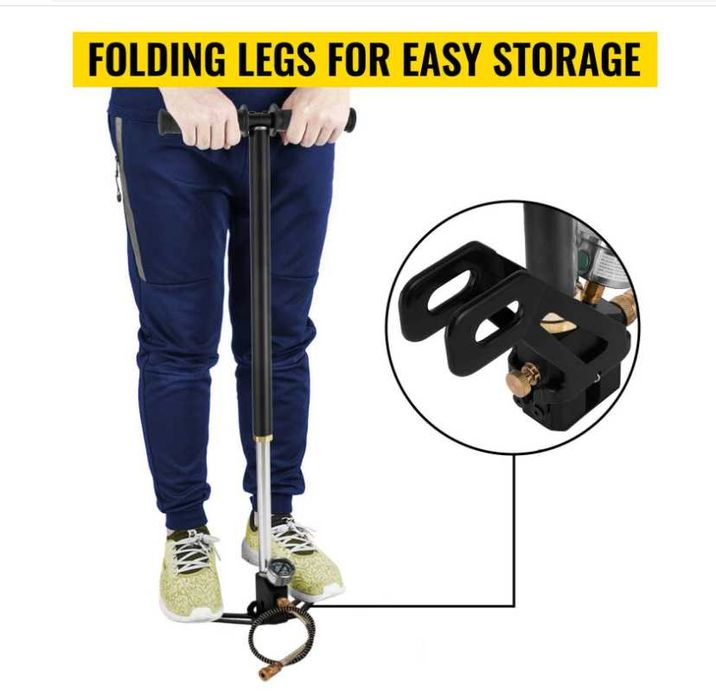 Pompa presiune PCP 200Bar Butelie Paintball Airsoft Scuba Diving