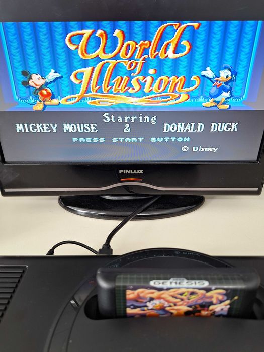 World of Illusion video game Sega Genesis