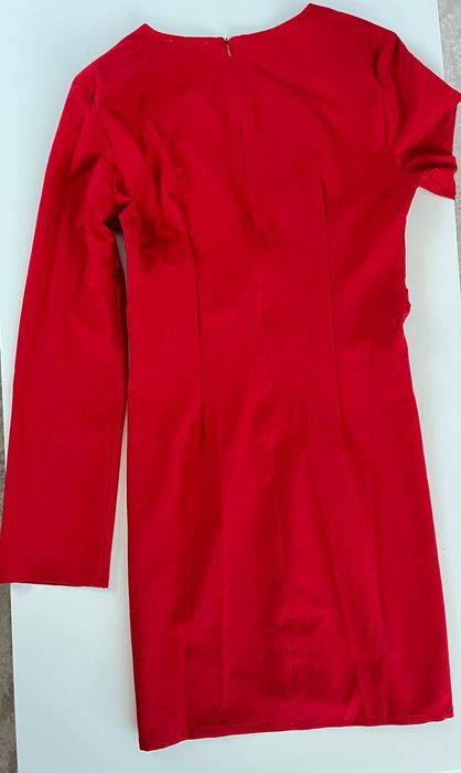 Официална червена рокля