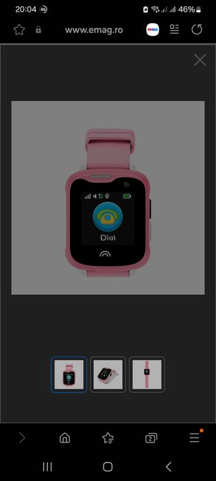 Ceas Pentru Copii Wonlex KT05 cu Functie Telefon, GPS, Camera