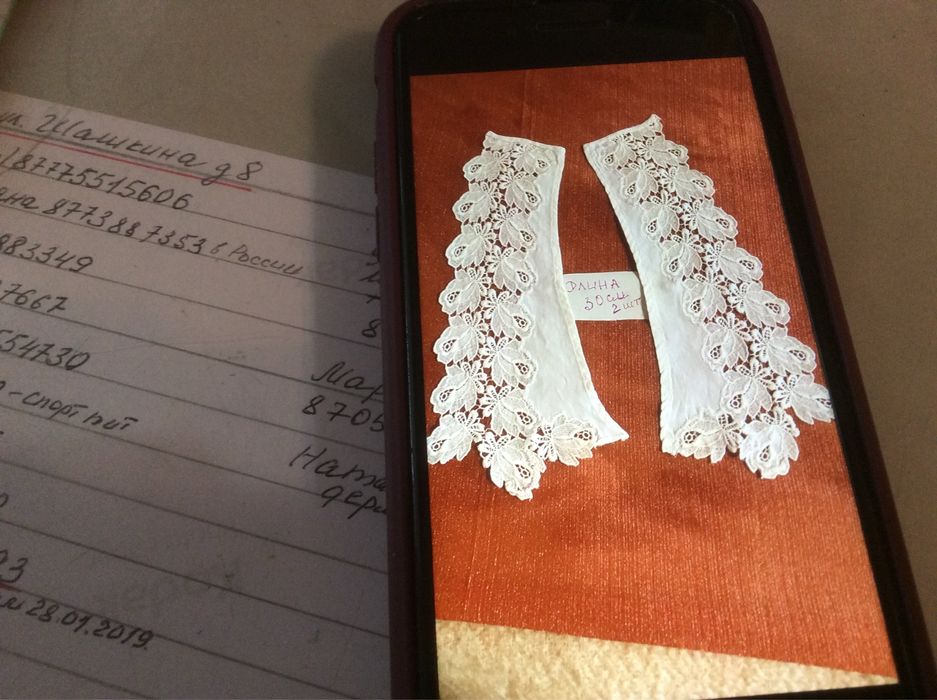 воротнички на одежду от100 т