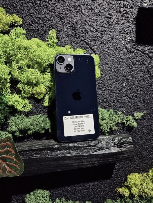 iPhone 14 128gb Midnight Neverlocked Bat 100%/Fact+Garantie