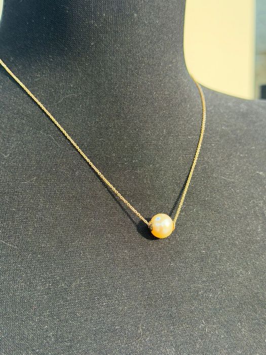 цепь/585/золото/ жемчуг