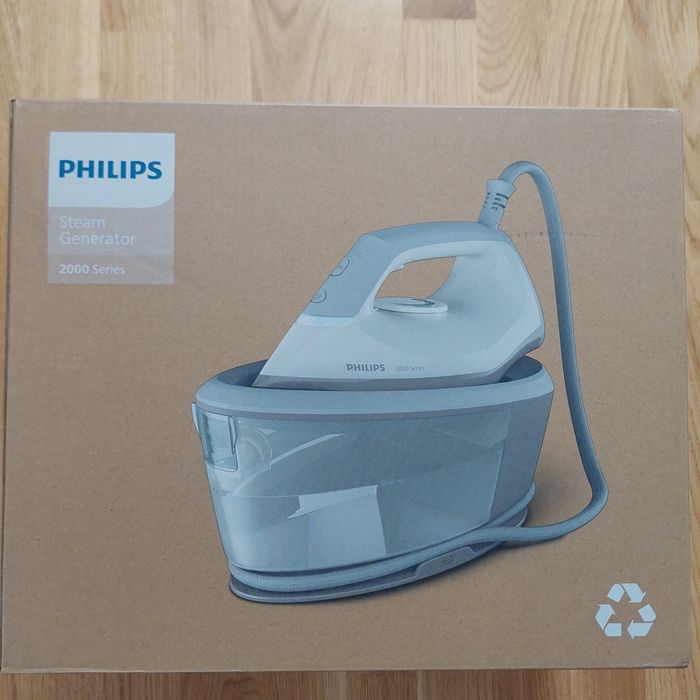Statie de calcat cu abur Philips seria 2000 PSG2000/20, 2400 W, 6 bari, jet de abur 110 g/min, Talpa ceramica