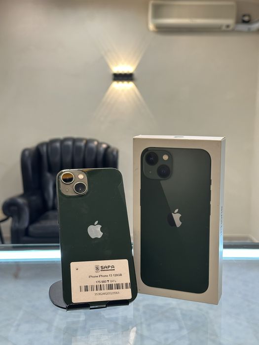 айфон 13 зеленый сост хорошее