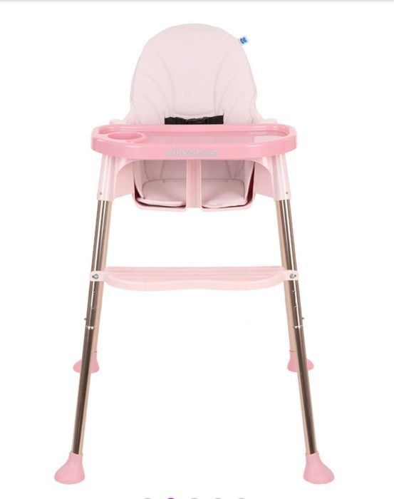 Детско Столче за хранене KikkaBoo - Sky-High, Pink