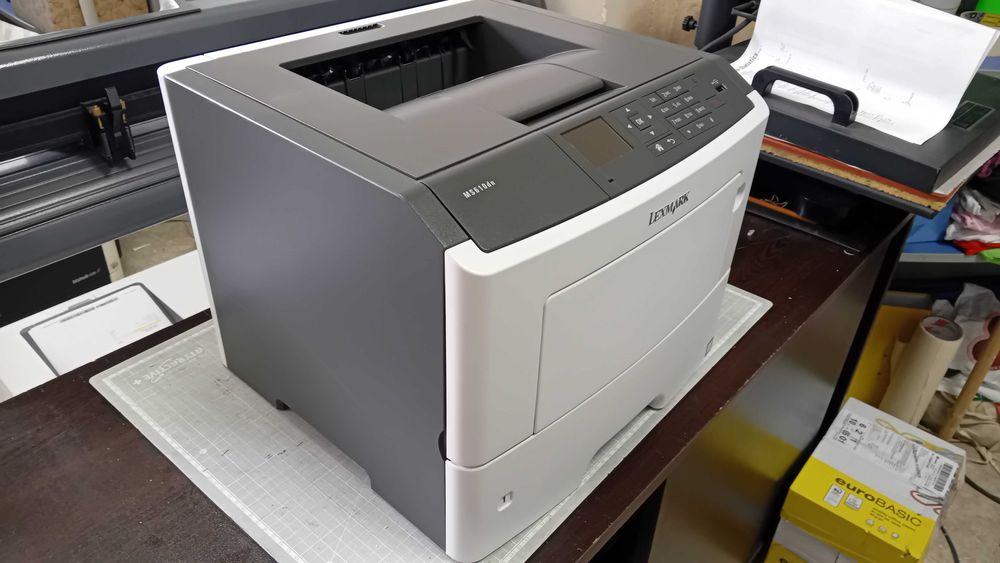 Чисто нов!!! Лазерен принтер Lexmark MS 610DN с дуплекс и мрежа