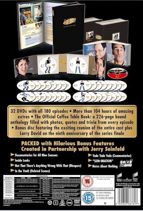 Film Serial Seinfeld The Complete Seasons 1-9 [DVD]  Originale