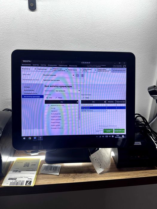 Оборудование для кассы, ящик, сканер, моноблок, pos, принтер, сенсор
