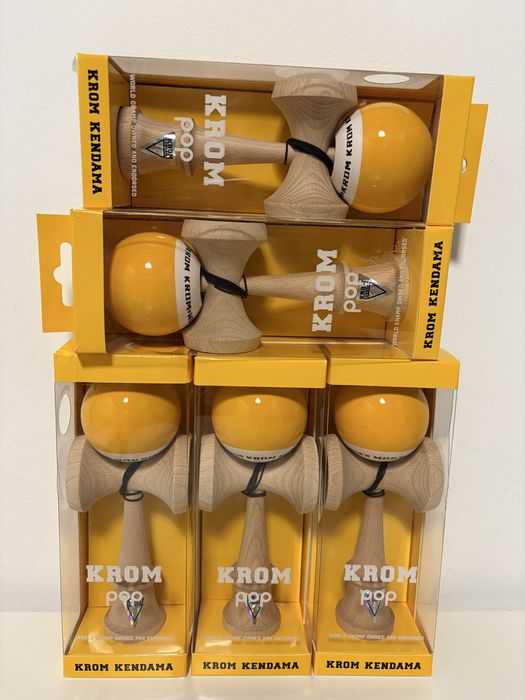 Kendama Krom Pop galbena