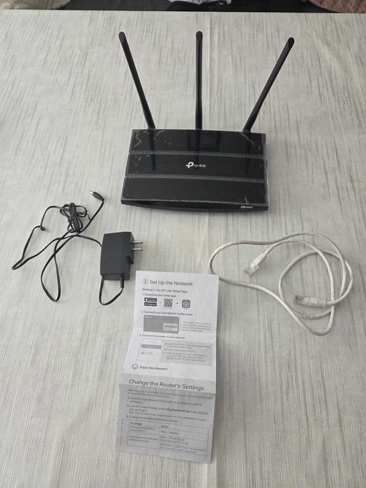 Продавам Wi-Fi рутер TP-Link Archer A9 (AC1900, MU-MIMO, Gigabit)