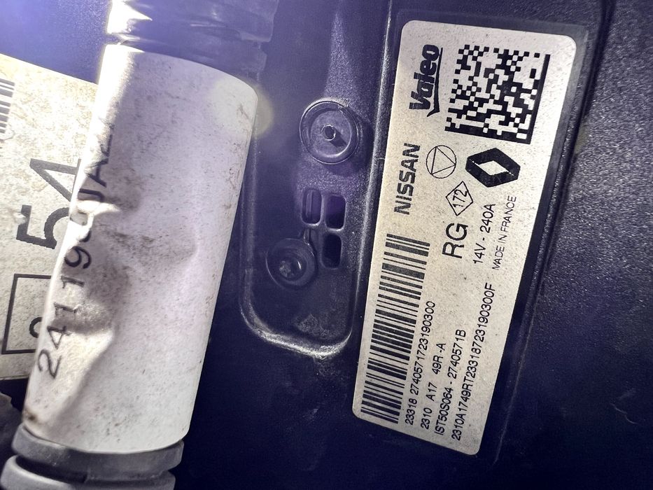 Alternator Nissan Qashqai Renault 2310A1749R 1.3 Benzina