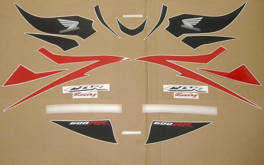 Стикери Honda CBR 600RR 2007г.-2008г. лепенки хонда цбр 600 rr рр