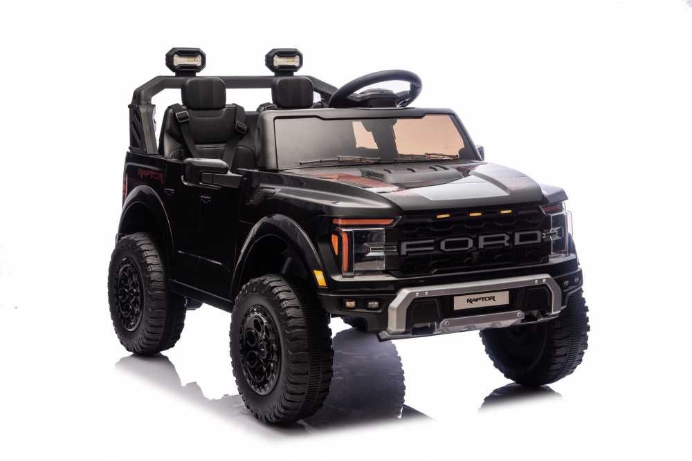 Masinuta electrica 2 copii Ford Raptor F-150 Black 24V cu telecomanda