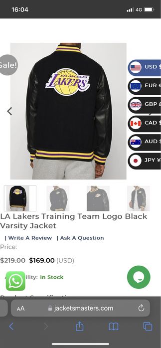 Geaca Lakers de la new era