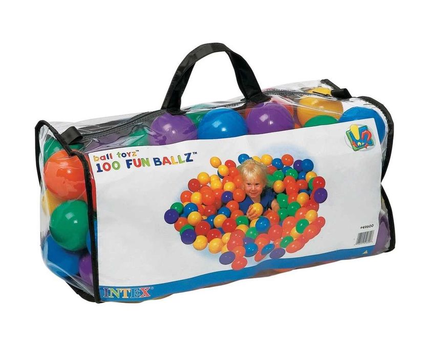 Топки INTEX 100 бр 8cm Fun Ballz, за басейн, за детски център