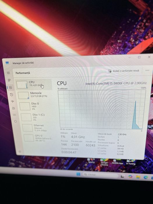 Pc gaming full +Monitor 144hz•i5gen9•16gb ram•GTX1080 8gb
