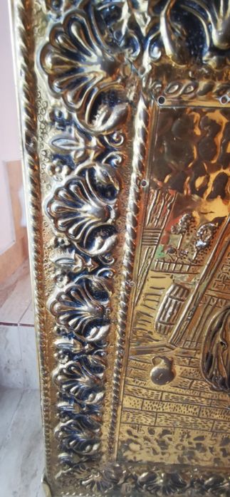 Paravan șemineu bazorelief