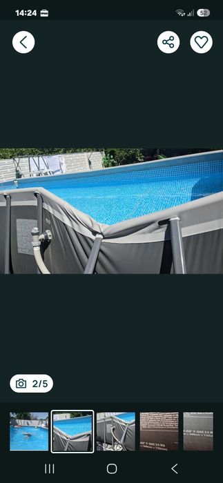 Piscina  intex  de dimensiuni mari