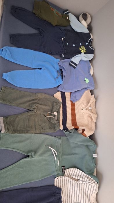 Compleu set bluza si pantaloni h&m lupilu 86