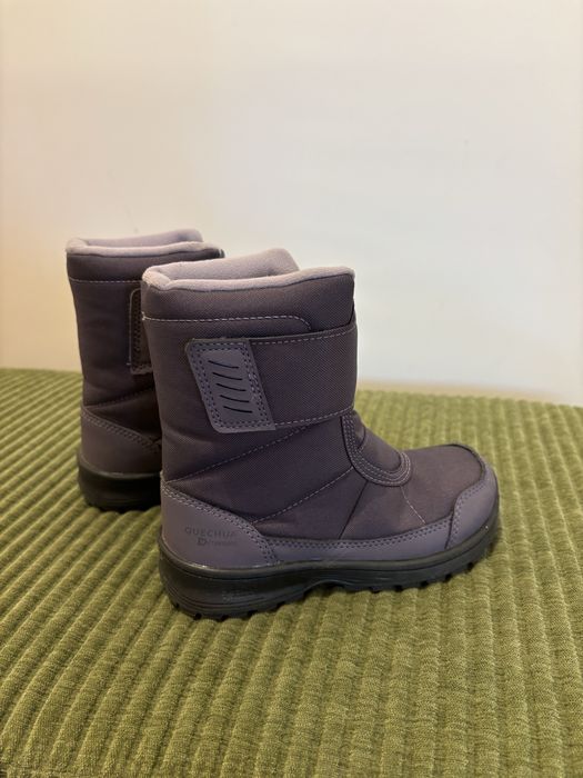 QUECHUA детски водоустойчиви туристически ботуши ЗА ПРЕХОДИ SH100, лилави