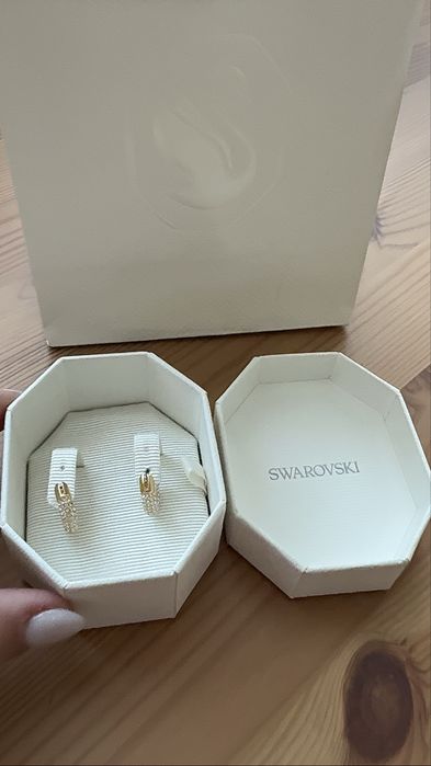 Серьги Swarovski Сваровски оригинал новые