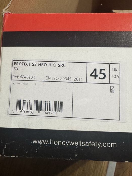 Работни обувки Honeywell 45 номер