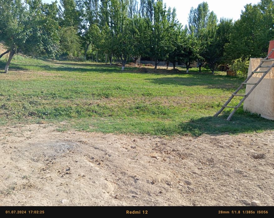 Yer sotiladi 10 sotix 2 xonali uyi bilan