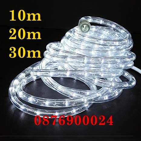 + КОНТРОЛЕР ефекти LED Светещ силиконов коледен маркуч ЛЕД лента лампи