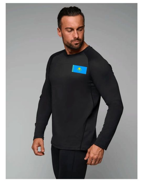 Флисовое термобелье черного цвета