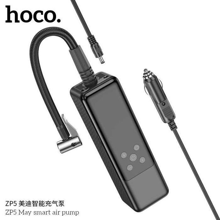Автомобильный насос Hoco ZP5 Smart Air Pump Inflation 12V