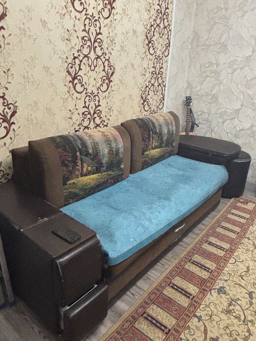 Диван и холодильник рабочий