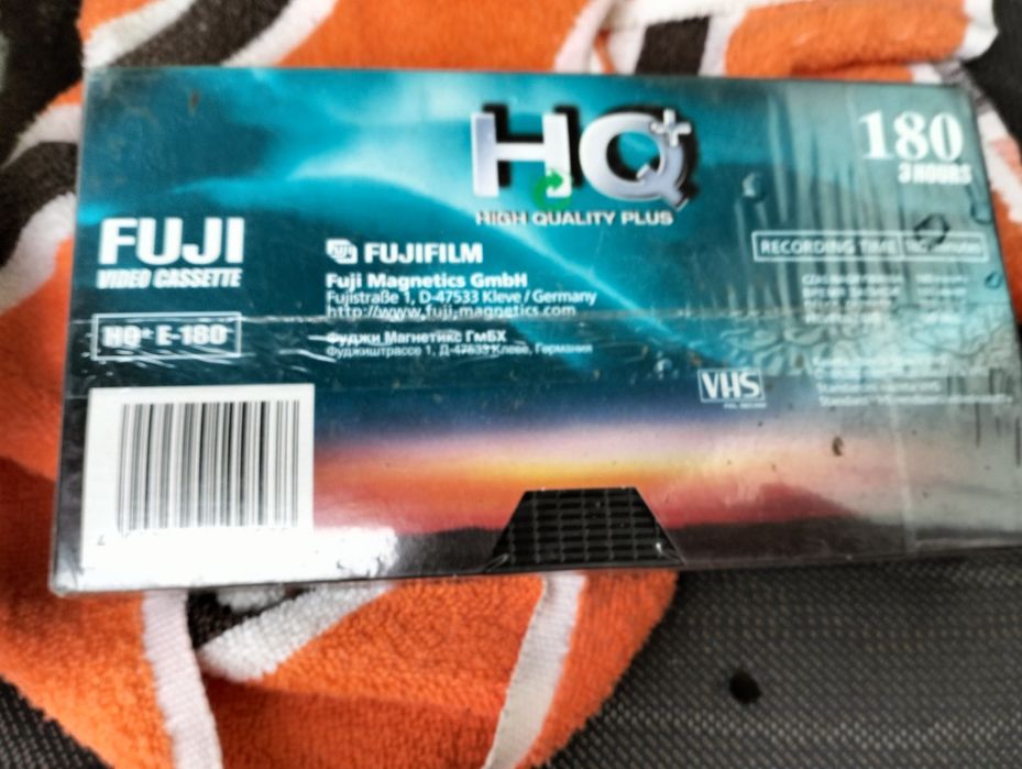 Casete video VHS Fuji