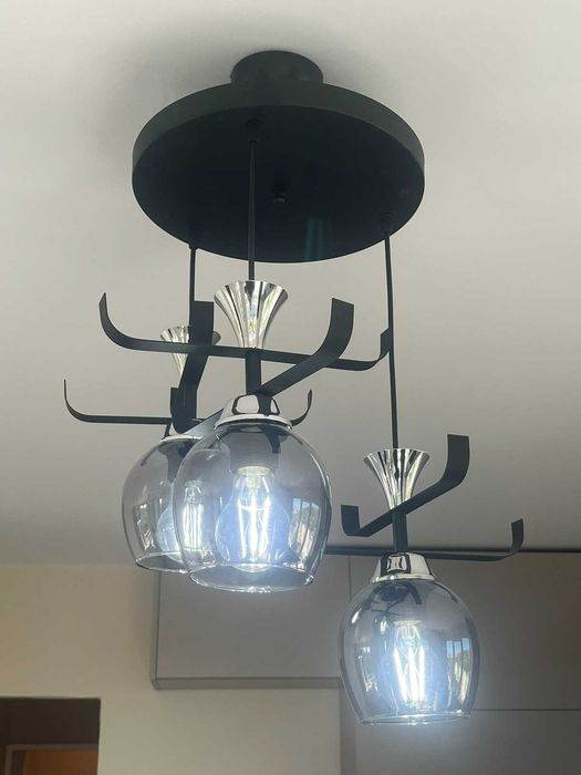 Полилей обърнати чаши, 3ка и 4ка, огледални, осветителни тела,ПРОМОЦИЯ