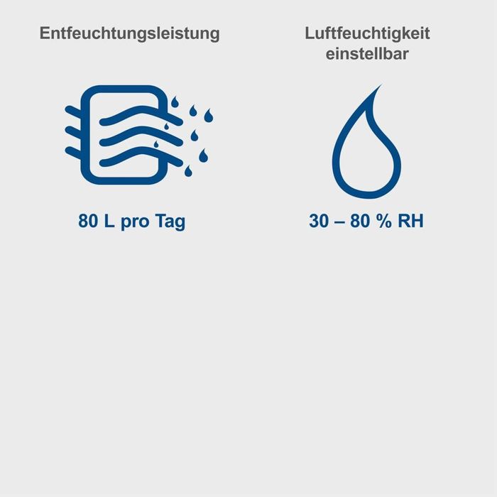 Dizumidificator profesional scheppach  dh 8000x