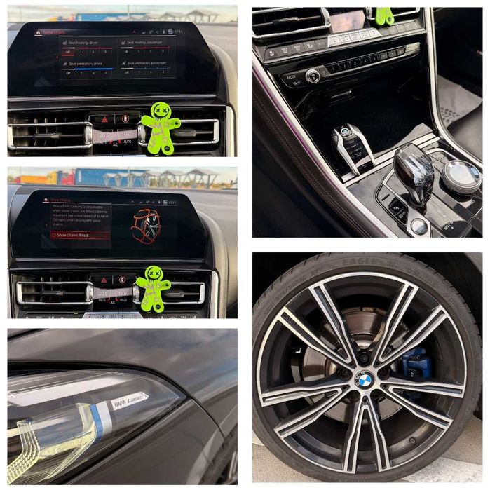 BMW Seria 8 G16 840d xDrive | Ventilatie | Soft Close | Active Steering | Laser | Panoramic | Plafon Alcantara |