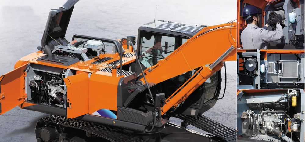 Гусеничный экскаватор HITACHI ZX200-5A ковш 1 м3
